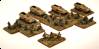 Late-war German infantry and transports by Court Jester (10mm scale)